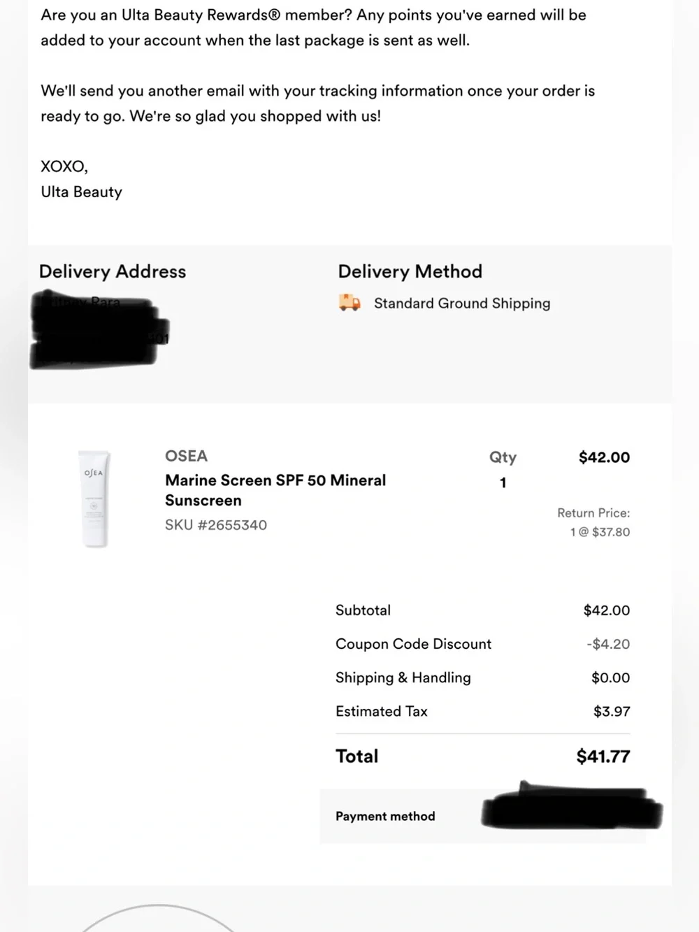 Osea Hydrating Emulsion Mineral Sunscreen SPF 50
